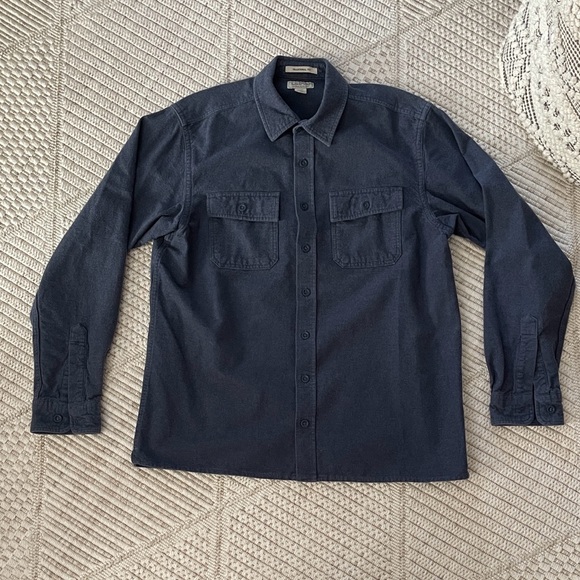 L.L. Bean Other - L.L. Bean Men's Chamois Navy Shirt